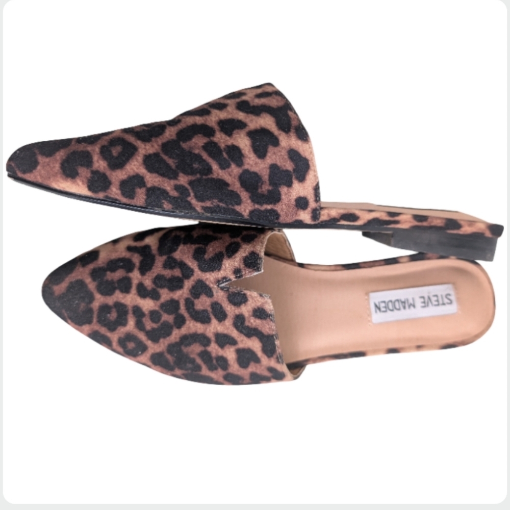 Steve Madden Ally Leopard Print Pointed Toe Flats… - image 4